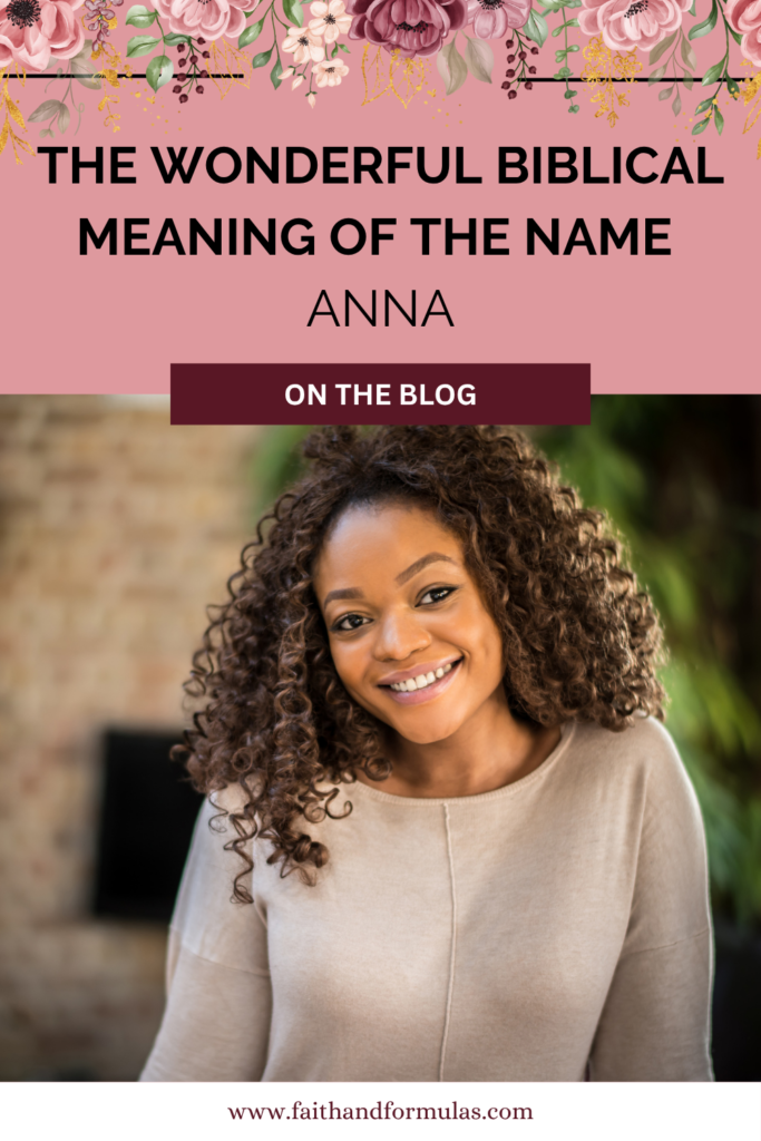 biblical meaning of the name anna