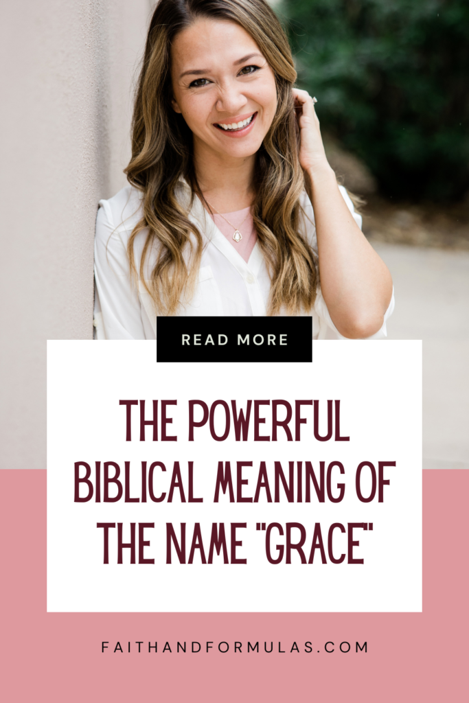 biblical meaning of the name grace