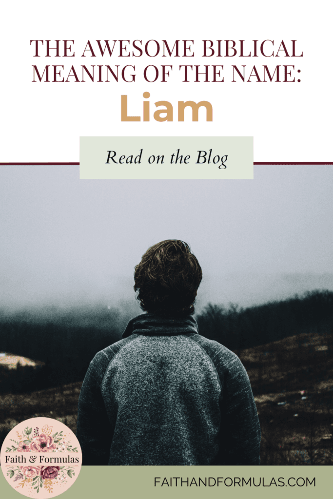 awesome biblical meaning of the name: liam