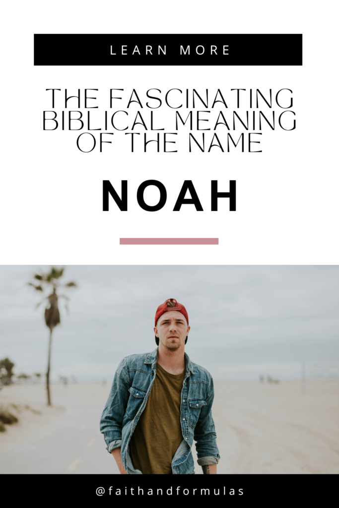 biblical meaning of the name noah