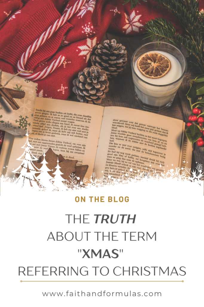 the truth about the term xmas referring to christmas