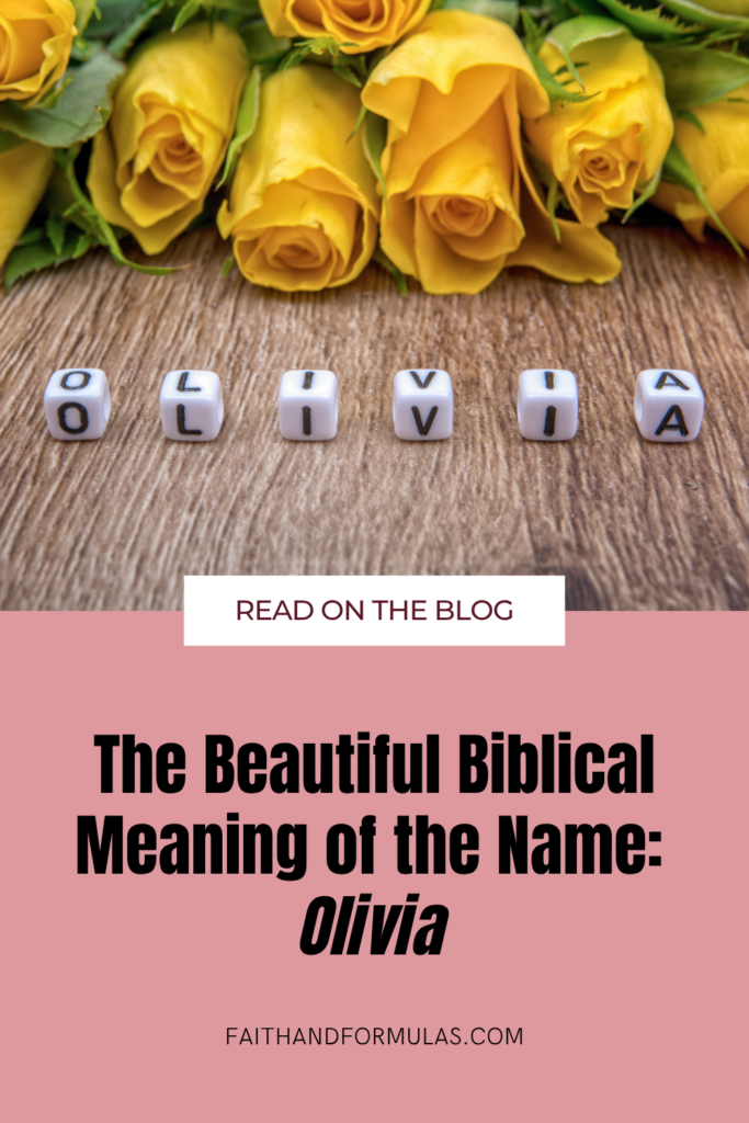 biblical meaning of the name olivia for pinterest
