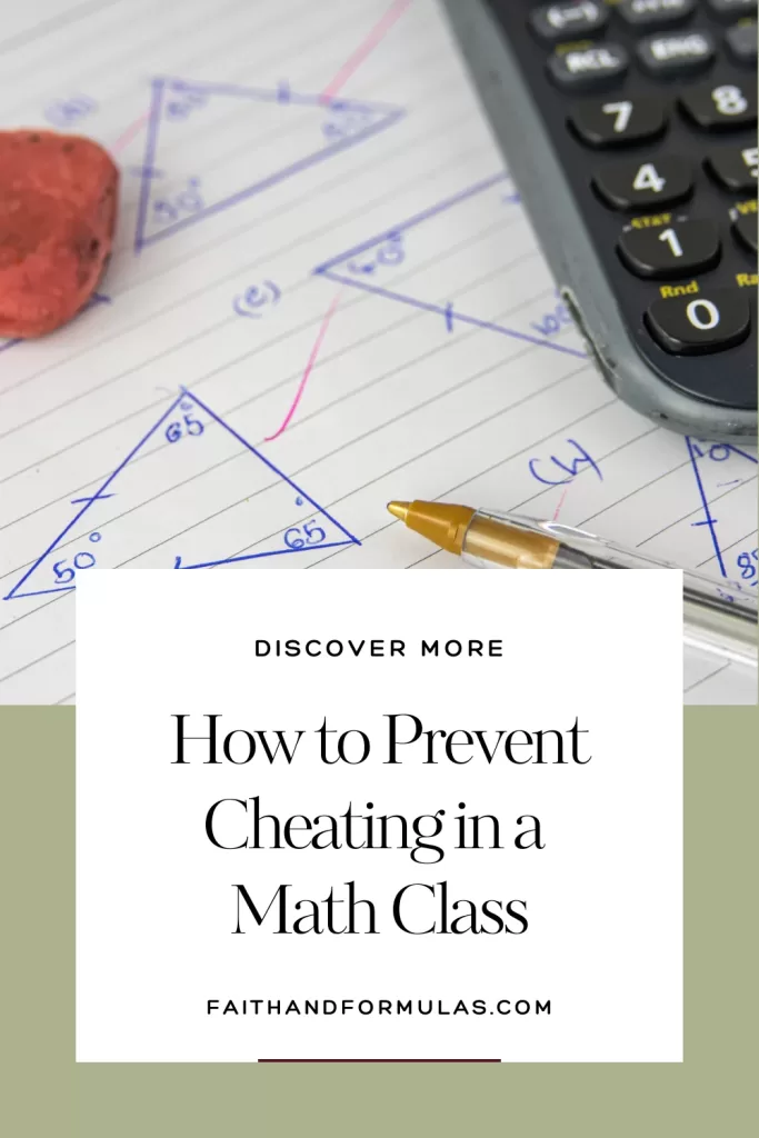 How to Prevent Cheating in a Math Class