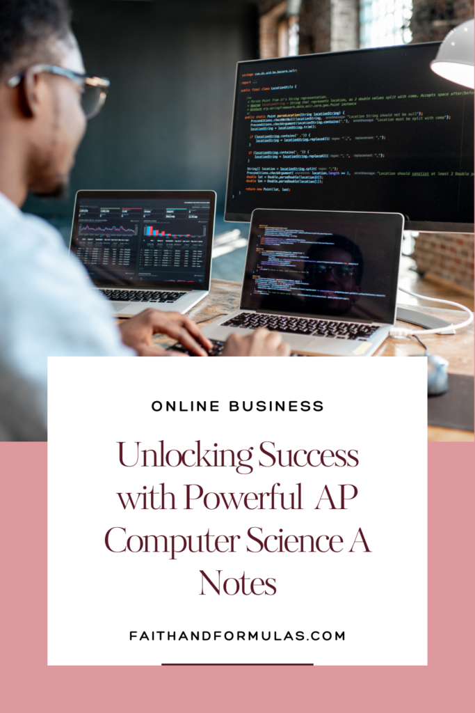 ap computer science a notes