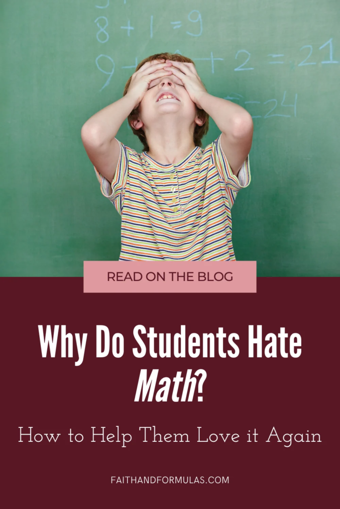 why do students hate math