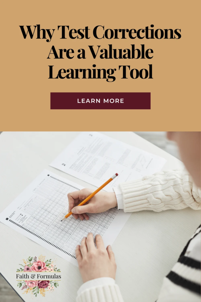 why test corrections are a valuable learning tool