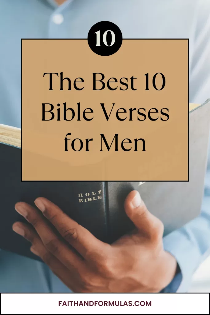 The Best 10 Bible Verses for Men