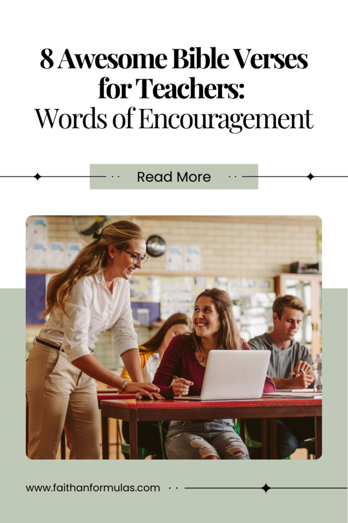 bible verses for teachers