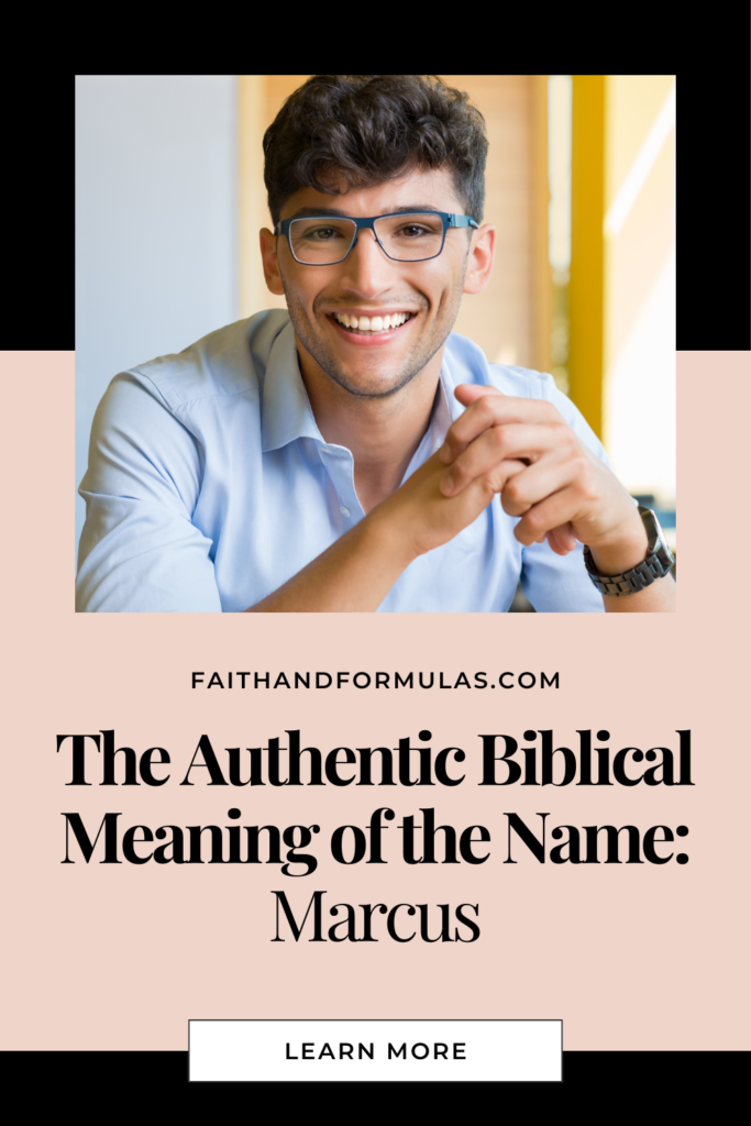 biblical meaning of the name marcus