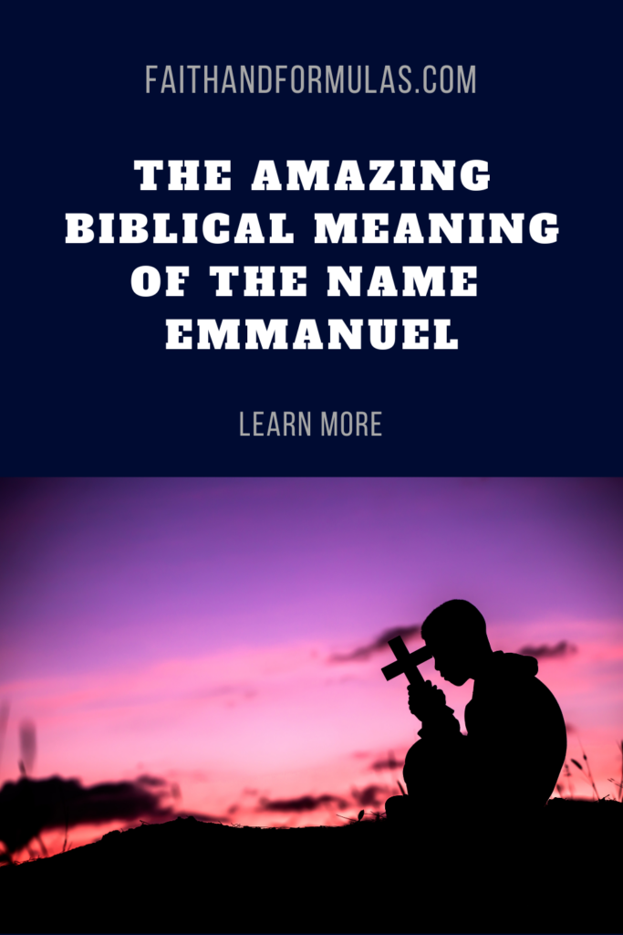 biblical meaning of Emmanuel