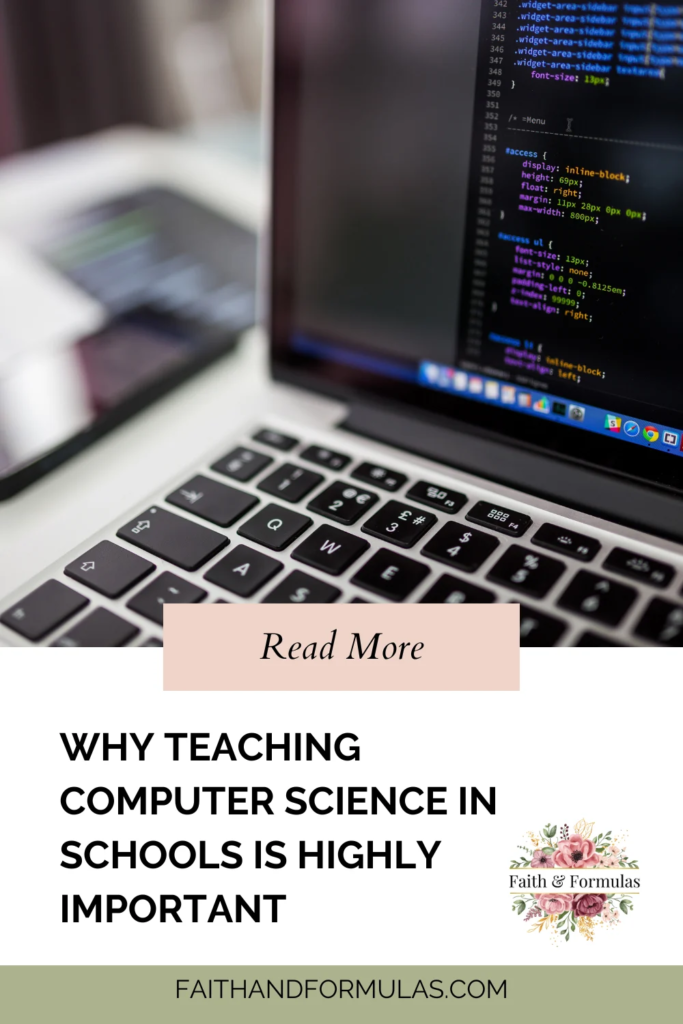 teaching computer science in schools is highly important