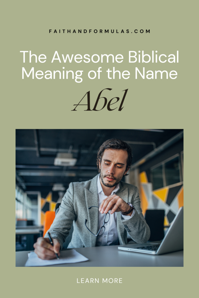 biblical meaning of the name abel