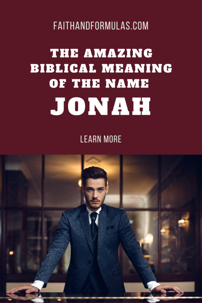 biblical meaning of the name jonah