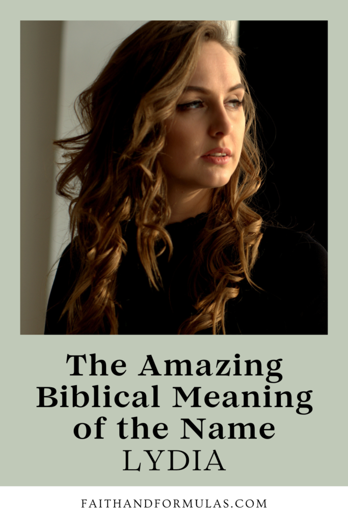 biblical meaning of the name lydia