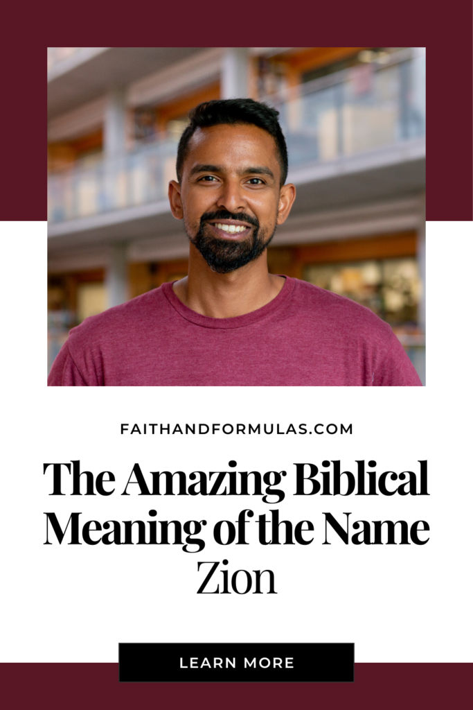 biblical meaning of the name zion