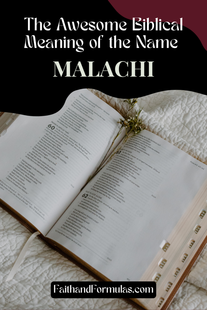 biblical meaning of the name malachi