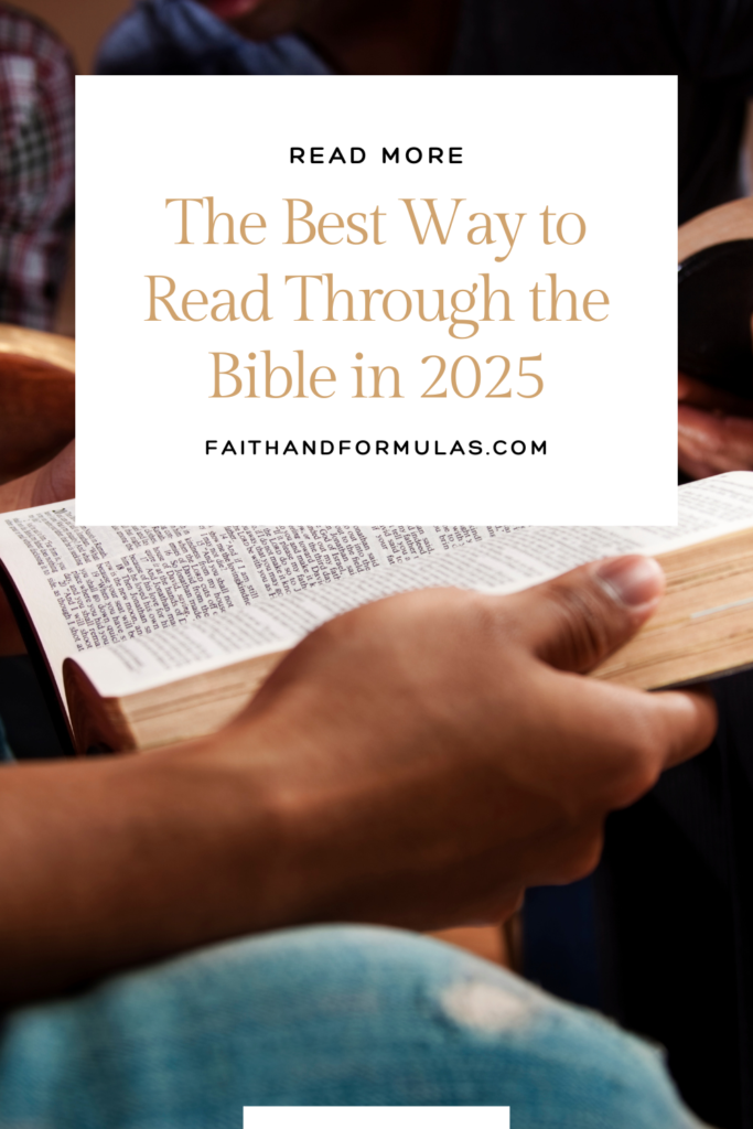 best way to read through the bible in 2025