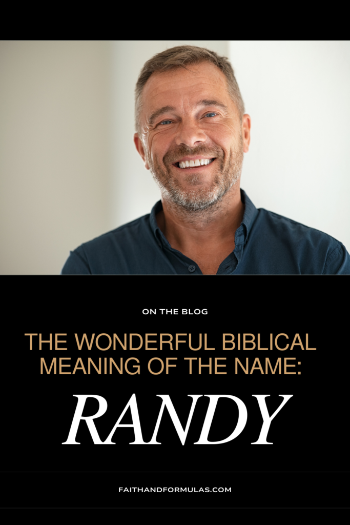 biblical meaning of the name randy