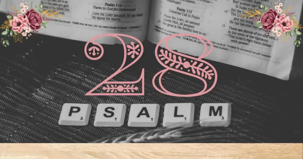 Verse Mapping of Psalm 28
