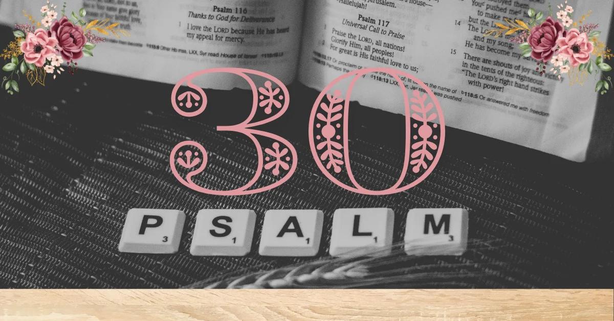 Verse Mapping of Psalm 30