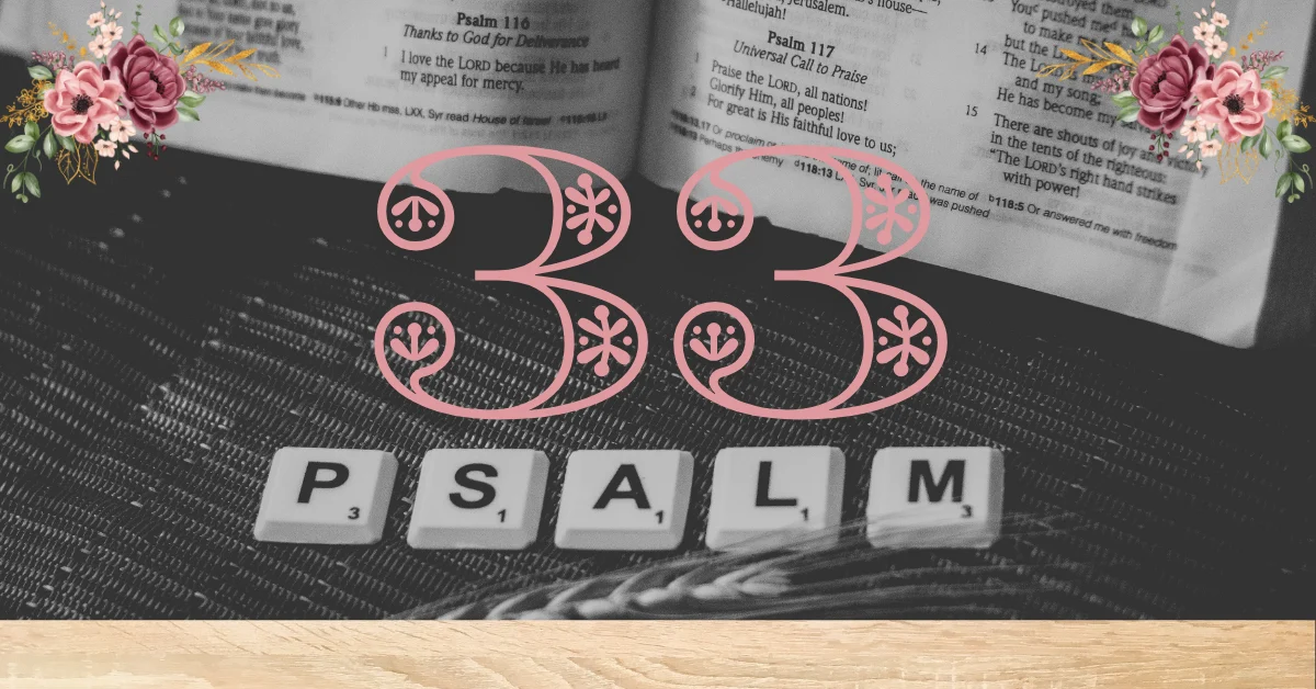 Verse Mapping of Psalm 33