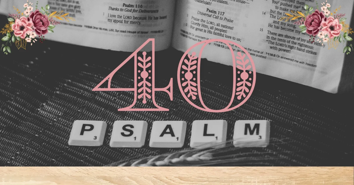 Verse Mapping of Psalm 40