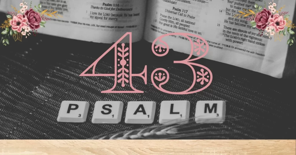 Verse Mapping of Psalm 43