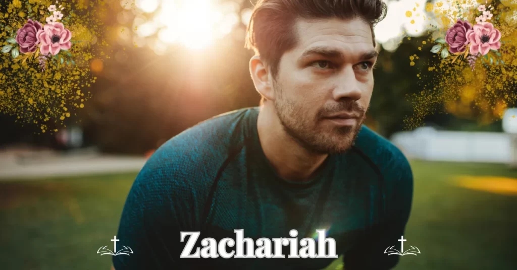 Biblical Meaning of the Name ZACHARIAH