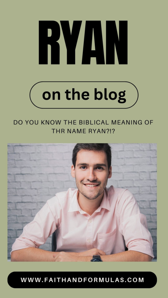 biblical meaning of the name ryan
