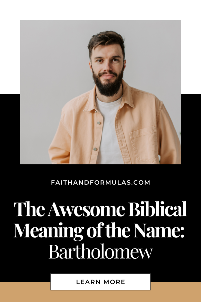 biblical meaning of the name bartholomew