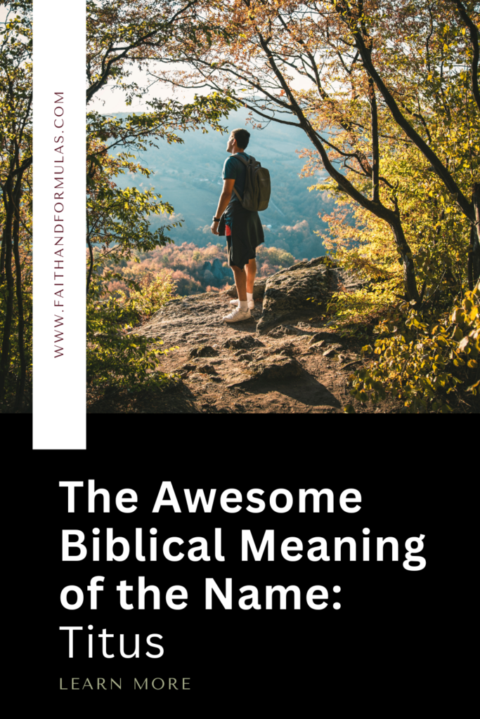 biblical meaning of the name titus