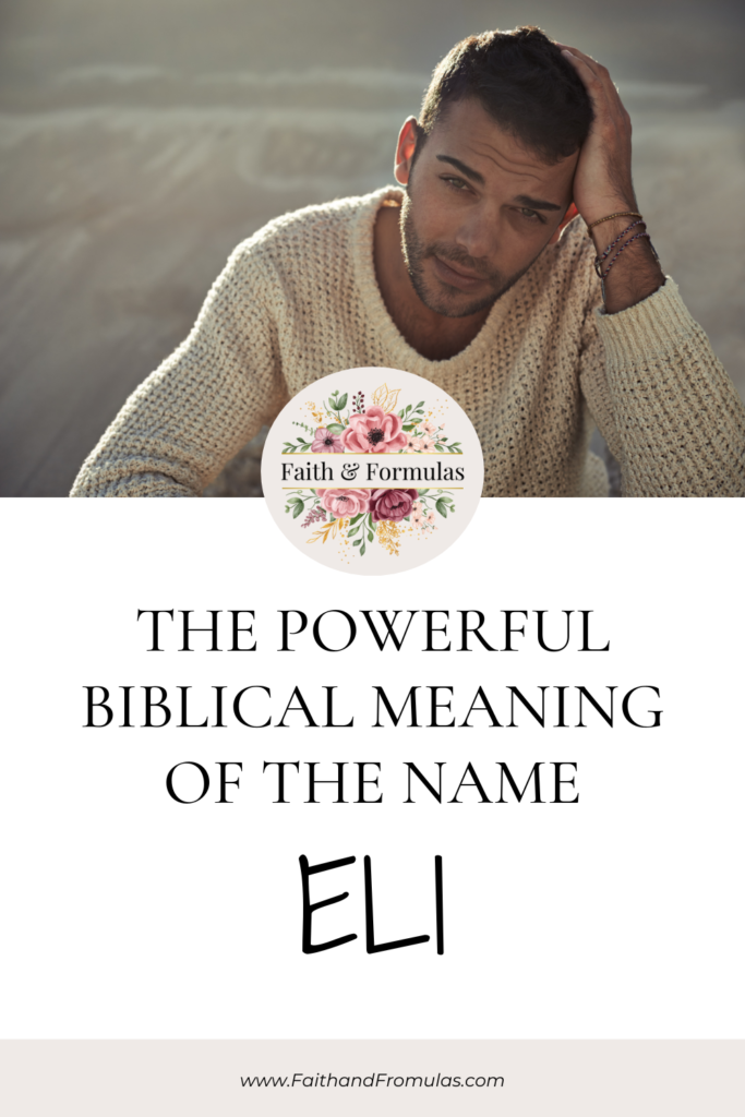 biblical meaning of the name eli
