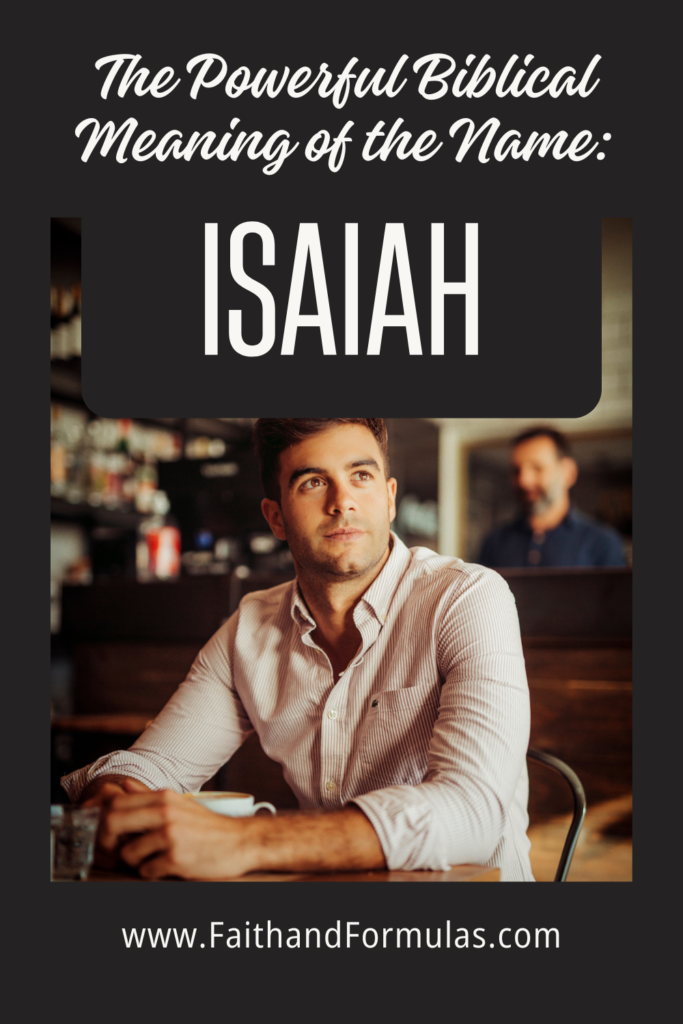 biblical meaning of the name isaiah