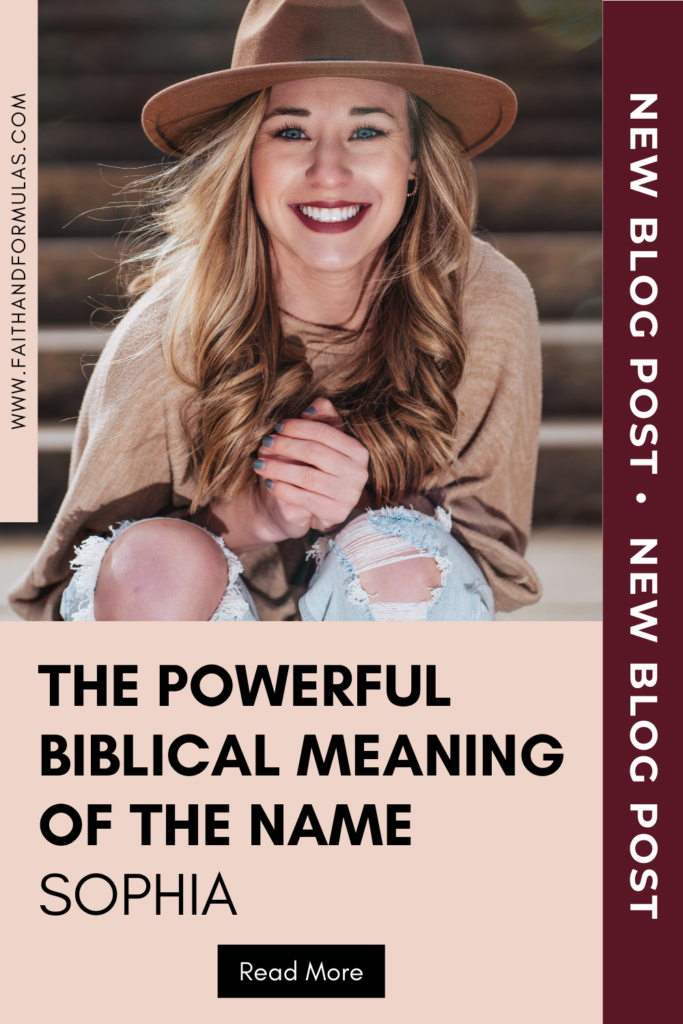 biblical meaning of the name sophia