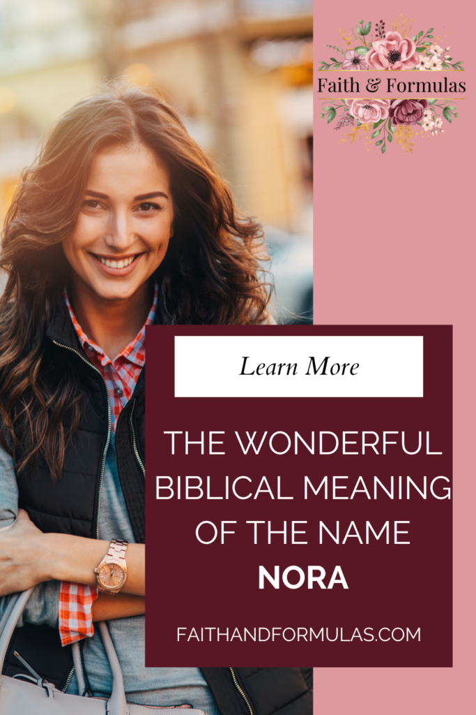biblical meaning of the name nora