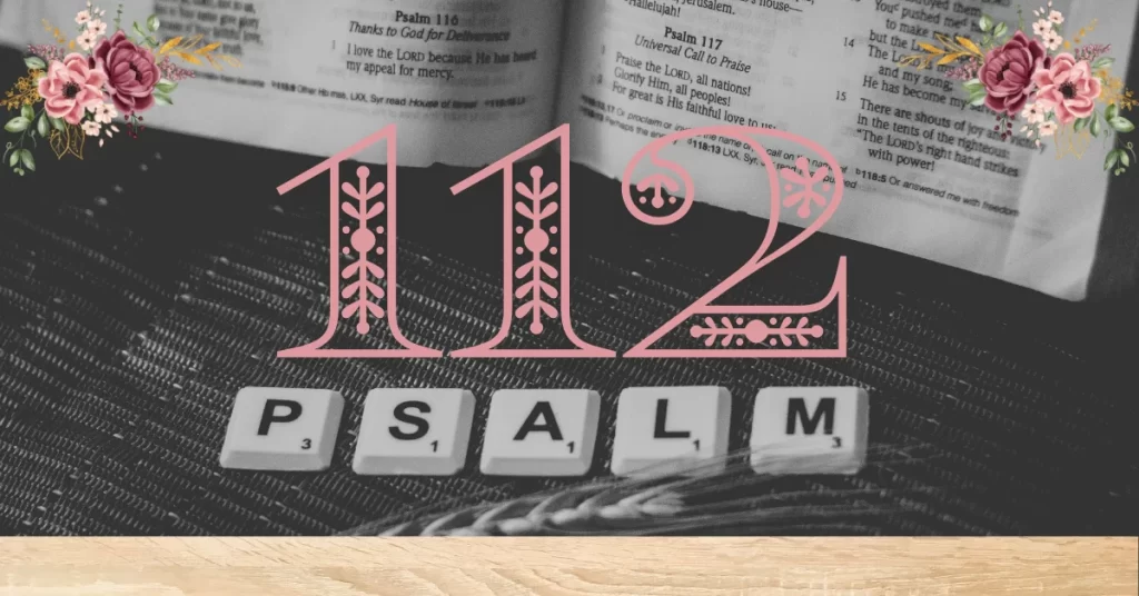 Verse Mapping of Psalm 112