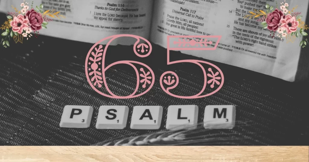 Verse Mapping of Psalm 65