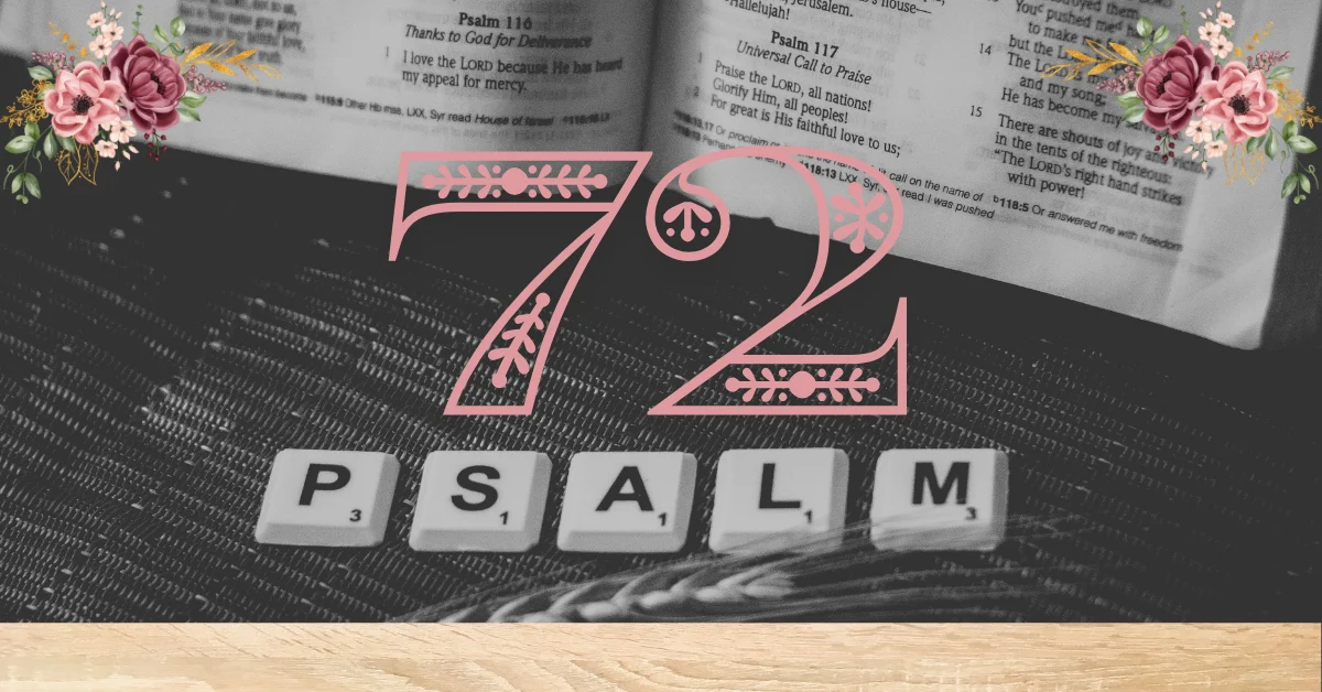 Verse Mapping of Psalm 72