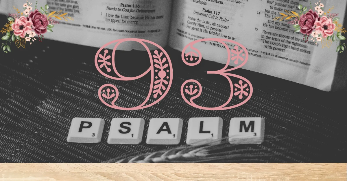 Verse Mapping of Psalm 93