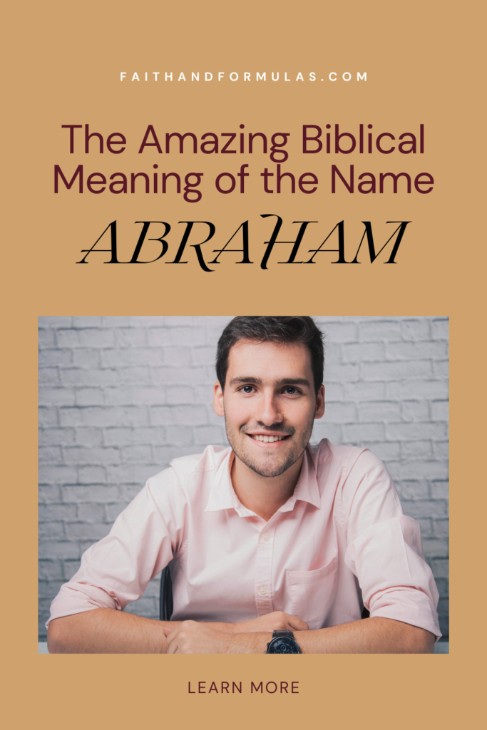 biblical meaning of the name abraham