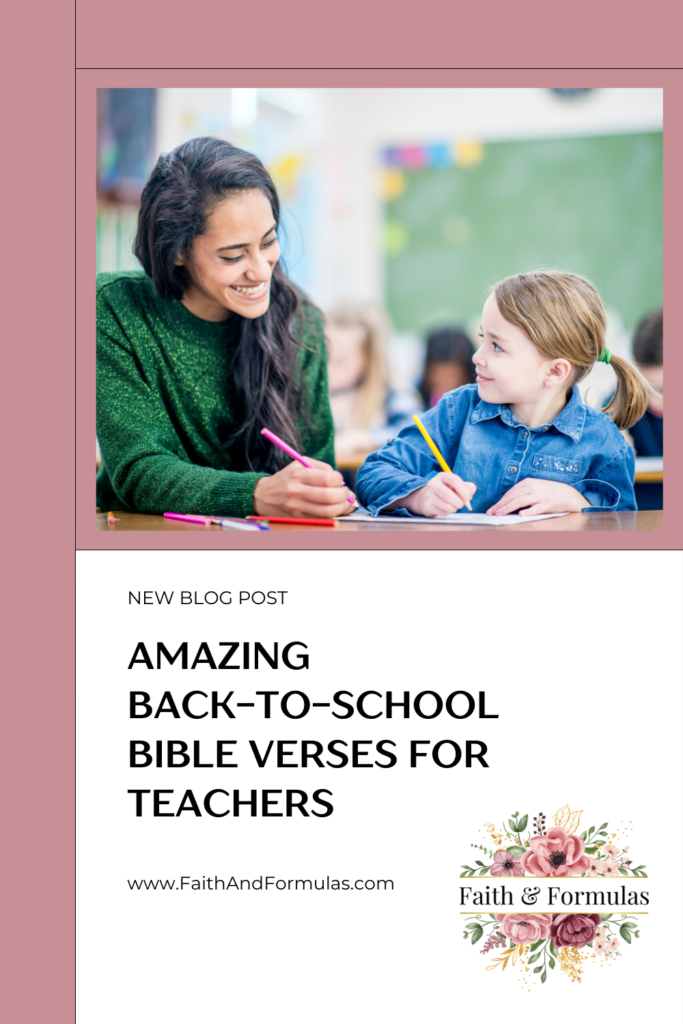 back-to-school bible verses for teachers