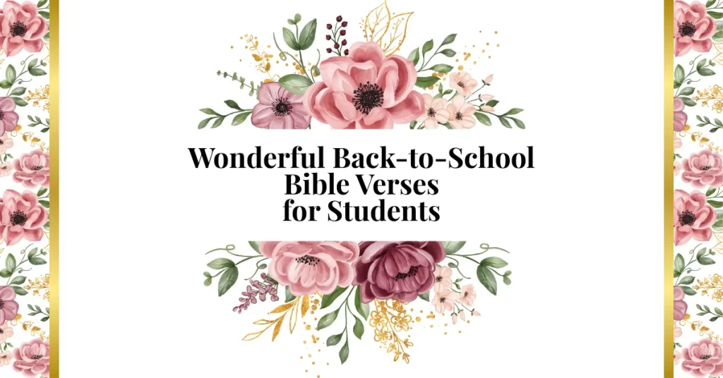 bible verses for students