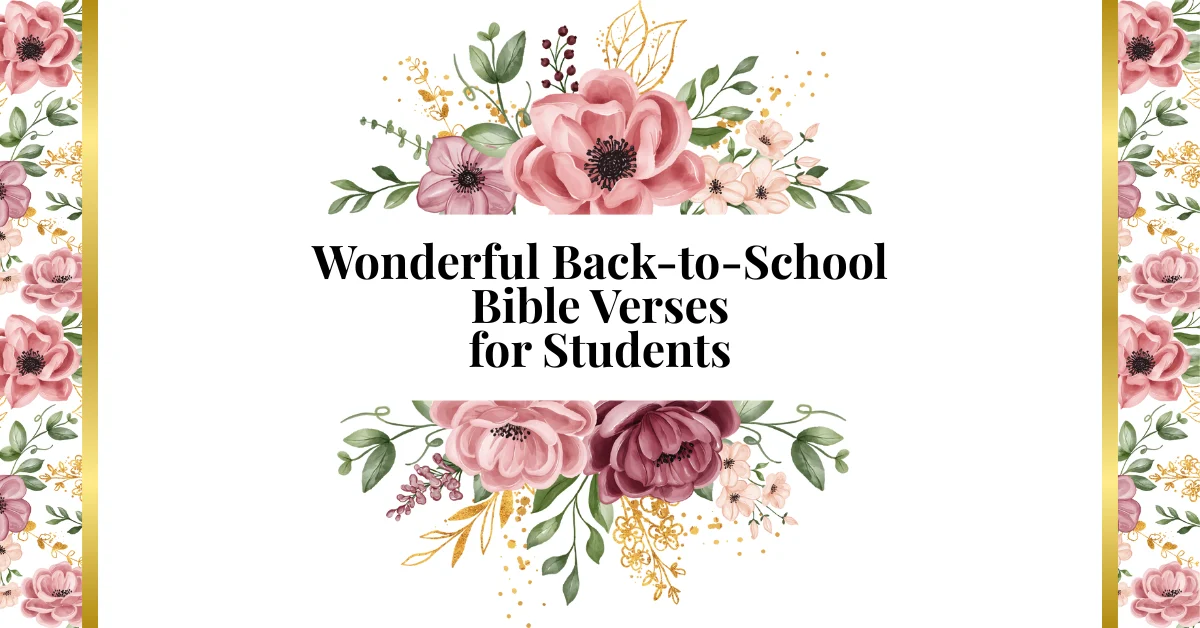 bible verses for students