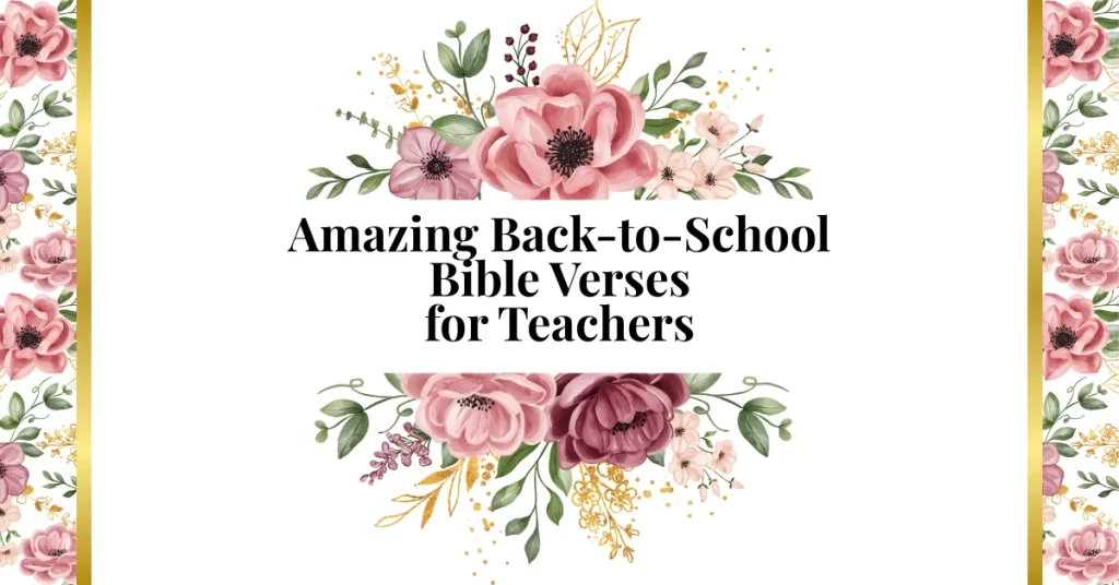 bible verses for teachers