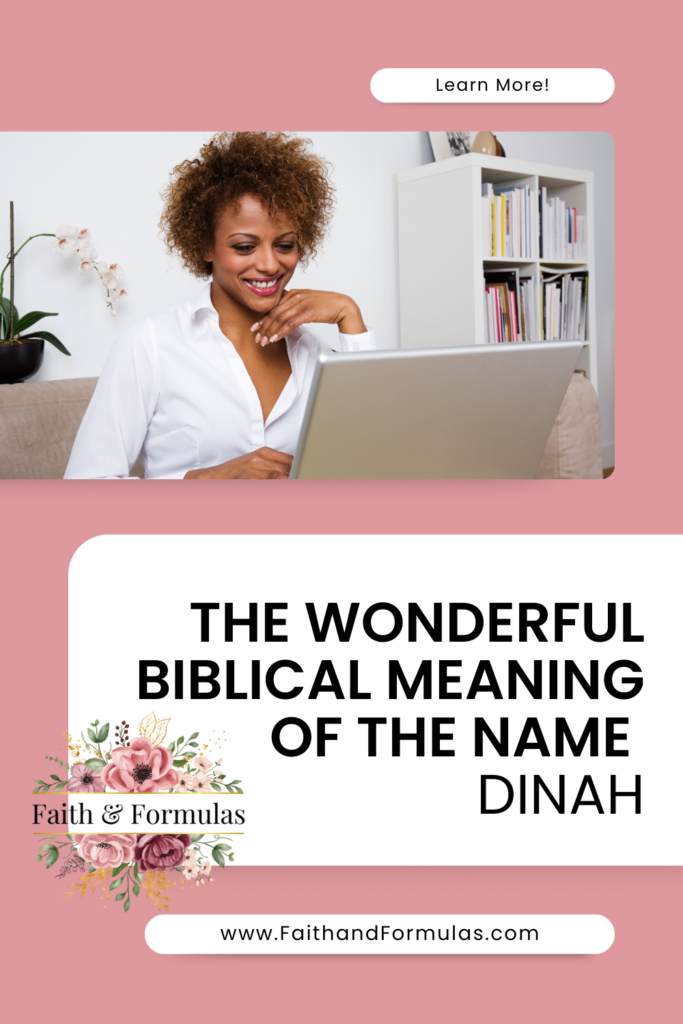 biblical meaning of the name dinah