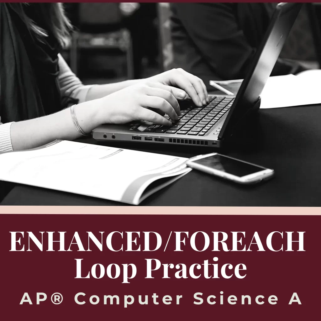enhanced foreach loop practice - for-each loops