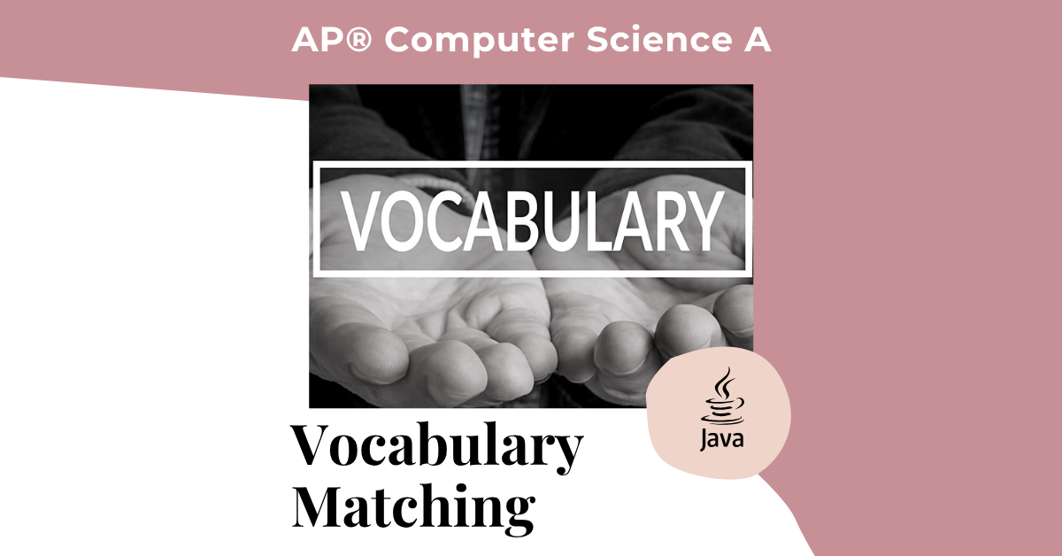 Master Java Programming Terminology with 120 Vocabulary Matching Quizzes