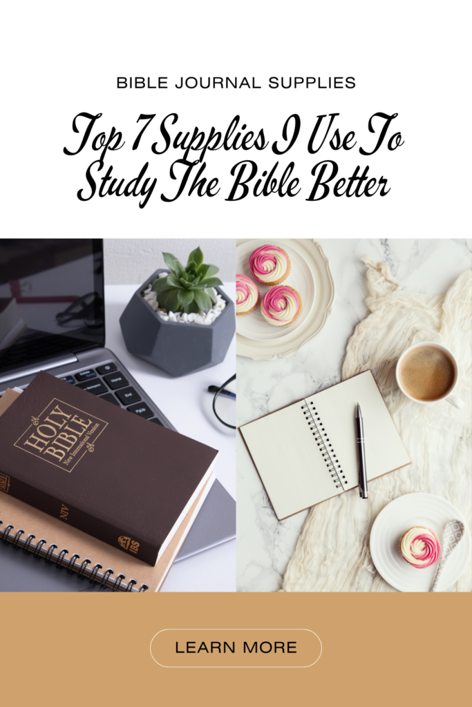 top 7 supplies pinterest image for blog