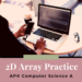 2d array practice
