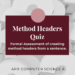 method headers quiz